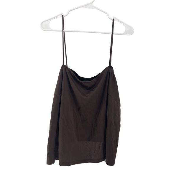 Perceptions Woman Brown Sleeveless Camisole Tank Top Women's Size 22W - Picture 1 of 5